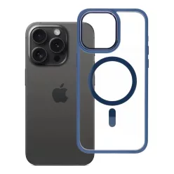   iPhone 15 Pro Max ROAR tok MAG BUMPER kompatibilis MagSafe-fel sötétkék