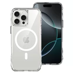   iPhone 16 SLIM DEFENDER tok ROAR kompatibilis MagSafe-fel áttetsző