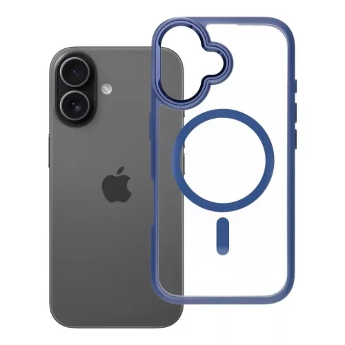 iPhone 16 Roar Mag Bumper tok tengerészkék