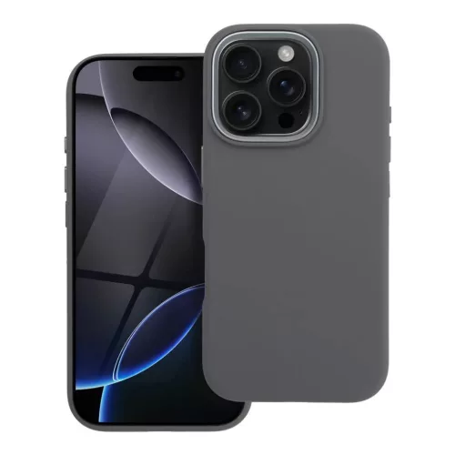 iPhone 16 Pro Forcell F-Protect Frame Premium kompatibilis Magsafe szürke tok