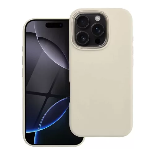 iPhone 16 Pro Forcell F-Protect Frame Premium tok antik fehér