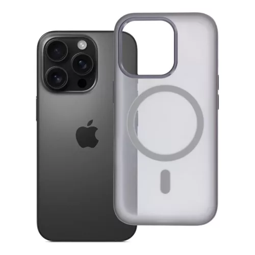 iPhone 16 PRO Flexline Mag tok kompatibilis MagSafe szürke