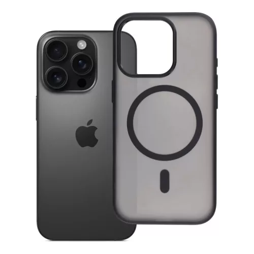 iPhone 16 Pro tok Flexline Mag tok kompatibilis a MagSafe rendszerrel fekete