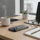 iPhone 16 Pro tok Flexline Mag tok kompatibilis a MagSafe rendszerrel fekete