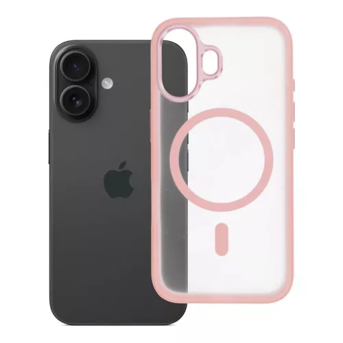 iPhone 16 Flexline Mag tok kompatibilis MagSafe rózsaszín
