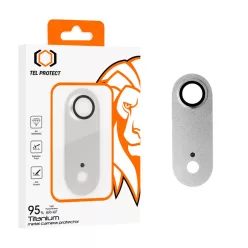   Edzett üveg Tel Protect 95% AR+AF Teljes Fém Kamera Protector az iPhone 17 Air ezüst színű (kamera sziget) üvegfólia