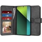 Techsuit - Napló könyv - Xiaomi Redmi Note 13 Pro 5G / Poco X6 - Fekete tok