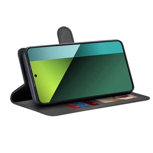 Techsuit - Napló könyv - Xiaomi Redmi Note 13 Pro 5G / Poco X6 - Fekete tok