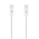 OBAL:ME Szupergyors USB-C/USB-C Fonott Kábel 100W 1m Fehér