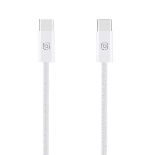 OBAL:ME Szupergyors USB-C/USB-C Fonott Kábel 100W 1m Fehér