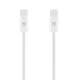 OBAL:ME Szupergyors USB-C/USB-C Fonott Kábel 100W 1m Fehér