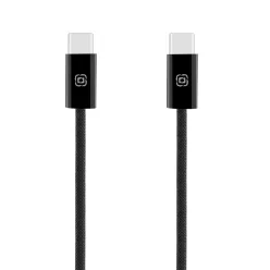 OBAL:ME Super Fast USB-C/USB-C Fonott Kábel 100W 1m Fekete