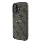 Guess PU 4G Classic Logo MagSafe tok iPhone 16 Plus Barna tok