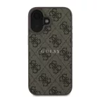 Guess PU 4G Classic Logo MagSafe tok iPhone 16 Plus Barna tok