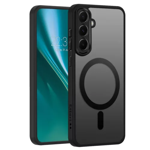 Etteri Matt Mágneses tok Samsung Galaxy S26 Ultra készülékhez fekete tok