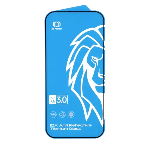 Edzett üveg Tel Protect 10X AR 3.0 AntiReflective Titanium iPhone 17 Pro üvegfólia