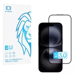   Edzett üveg Tel Protect 10X AR 3.0 AntiReflective Titanium üvegfólia iPhone 16 (boríték)