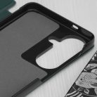 Techsuit - eFold Széria - Samsung Galaxy S26 - Sötétzöld tok