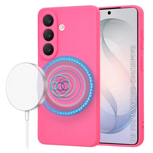 Techsuit - SoftFlex MagSafe - Samsung Galaxy S26 - Hot Pink tok