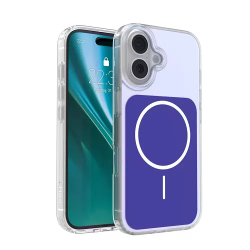 iPhone 16 tok, Etteri Hidden Pearl tok, sötétkék