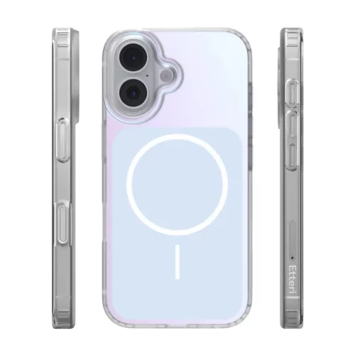 iPhone 16 tok Etteri Hidden Pearl világoskék tok