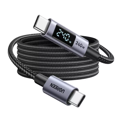 L530 USB-C kábel 240W 480Mbps 3m Szürke