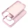iPhone 16e (SE4 2025) / 17e Forcell F-Protect Frame Premium kompatibilis Magsafe-képes rózsaszín tok