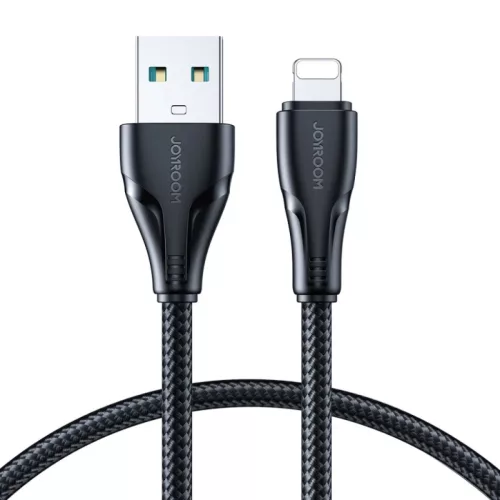 Joyroom S-A11 Lightning USB kábel, 18W, 2.4A, 1.2m, Fekete
