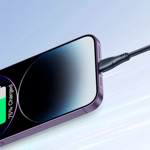Joyroom S-A11 Lightning USB kábel, 18W, 2.4A, 1.2m, Fekete