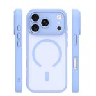 iPhone 17 Pro Max tok Mag Matt tok, világoskék