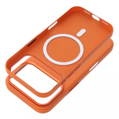 iPhone 16e / 17e tok Kevlar narancssárga, MagSafe kompatibilis
