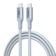 Ugreen L534 USB-C kábel 1m ezüst fehér