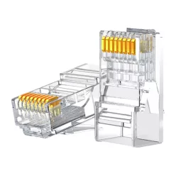   NW120 Cat 6 árnyékolatlan RJ45 moduláris csatlakozók 50-csomag