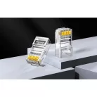 NW120 Cat 6 árnyékolatlan RJ45 moduláris csatlakozók 50-csomag
