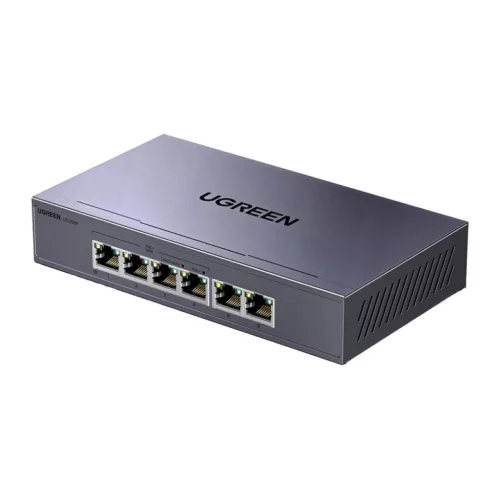 Ugreen CM741 6-Port Gigabites Ethernet Switch PoE támogatással