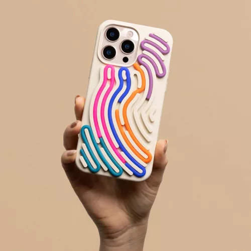 iPhone 11 DIY Kígyó tok bézs tok