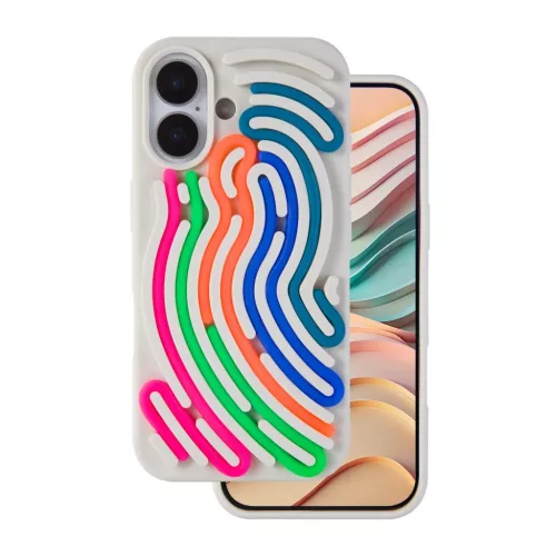 iPhone 16 DIY Kígyó tok bézs