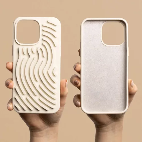 iPhone 16 Pro DIY Kígyó tok 6,3" bézs