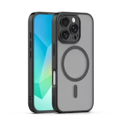 iPhone 16 Pro tok Mag Matt fekete