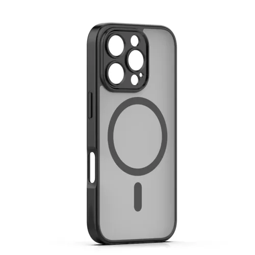 iPhone 16 Pro tok Mag Matt fekete