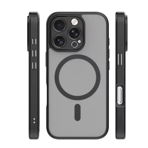 iPhone 16 Pro tok Mag Matt fekete