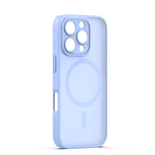 iPhone 16 Pro tok Mag Matt tok 6,3" világoskék