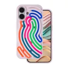 iPhone 16 DIY Kígyó tok rózsaszín tok
