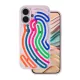 iPhone 16 DIY Kígyó tok rózsaszín tok