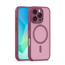 iPhone 16 Pro tok Mag Matt tok 6,3" bordó