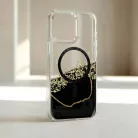 Samsung Galaxy S25 Ultra epoxy mágneses fekete tok