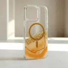 iPhone 16 Pro epoxy mágneses tok 6,3" narancssárga