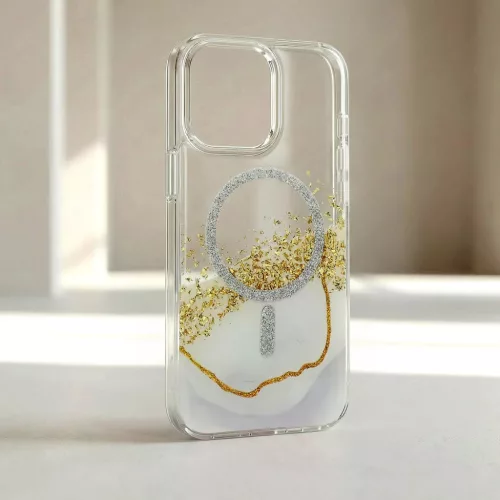 Samsung Galaxy S25 Ultra Epoxy Mag tok fehér