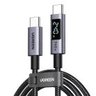 USB-C - USB-C Kábel UGREEN 65866 Kijelző, 240W, 1m, Szürke