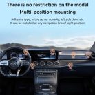 Yesido C215 mágneses autós telefontartó, univerzális, fekete